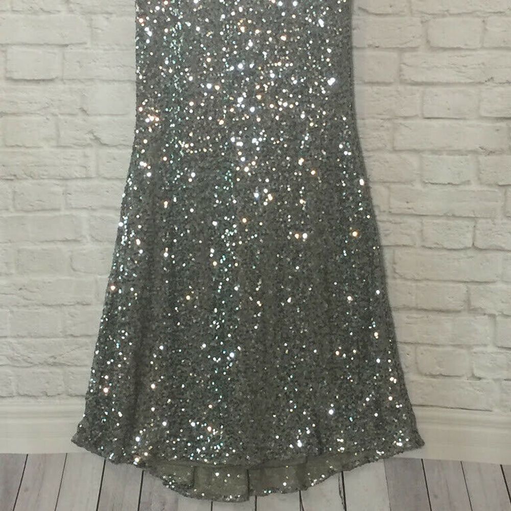 Badgley Mischka Women's Pewter 4 MSRP $487 - Picture 3 of 7